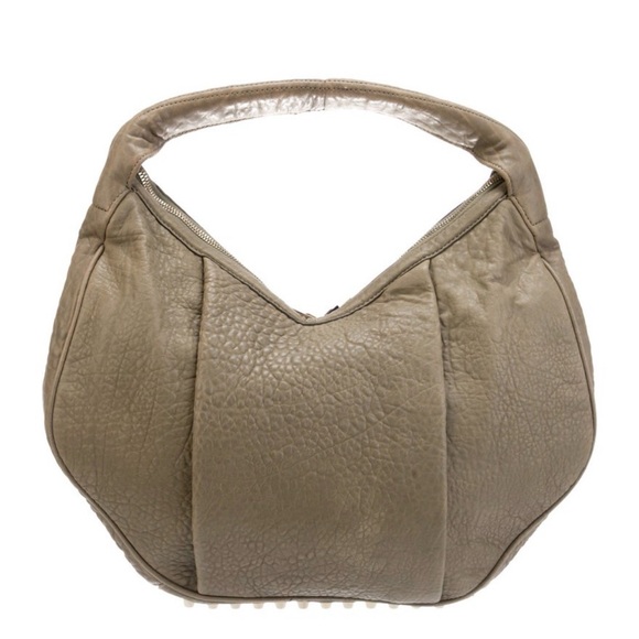 Alexander Wang Handbags - Alexander Wang Taupe Leather Hobo Bag